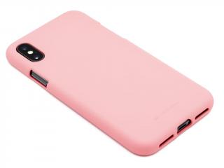 Goospery Soft Feeling gumový obal na iPhone X,XS - Růžový