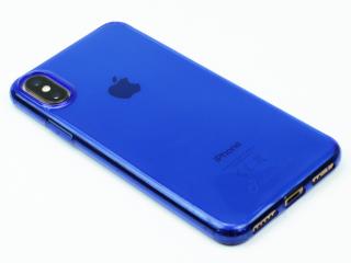 Gumové pouzdro Cellularline pro iPhone X,XS - Modré