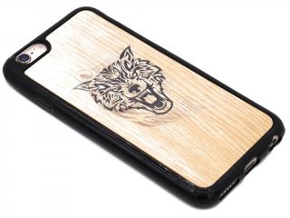 Gumový obal na iPhone 6,6s s měnícím motivem vlk na tygra