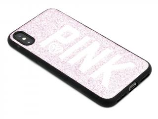 Gumový obal PINK na iPhone X,XS - Růžový