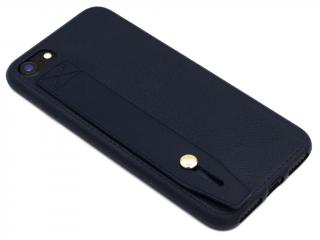 Gumový obal s páskem na zadní straně na iPhone 7,8,SE 2020(2022) - Modrý
