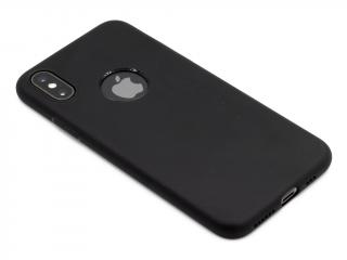 HOCO Fascination gumový obal s výřezem na iPhone X,XS - Černý