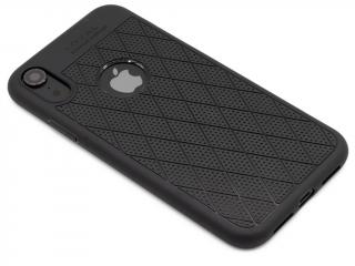 HOCO Luxurious gumový obal s výřezem na iPhone XR - Černý