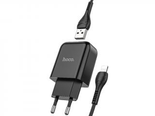 HOCO nabíjecí adaptér a lightning kabel - Černý