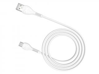 HOCO nabíjecí kabel s koncovkou USB-C - Bílý - 1m
