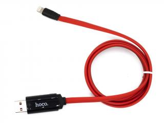 HOCO U29 Timer s nabíjecím lightning konektorem - 1M - Červený