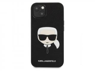 Karl Lagerfeld PU Saffiano Karl HeadCover iPhone 13 Mini - Černý
