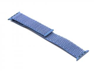 Nylonový řemínek na Apple Watch 42mm, 44mm, 45mm - Modrý