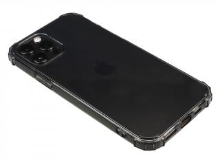 Ochranný kryt s vyztuženými hranami na iPhone 12, iPhone 12 Pro - Černý