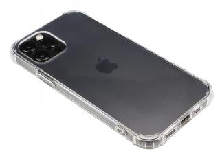 Ochranný kryt s vyztuženými hranami na iPhone 12 Pro Max - Průhledný