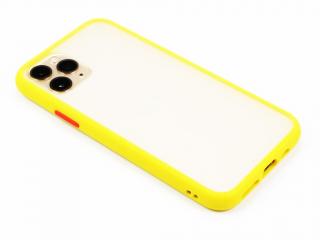 Pevný, gumový obal na iPhone 11 Pro - Žlutý