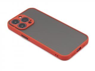 Pevný, gumový obal na iPhone 13 Mini - Červený