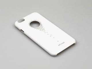 Plastový kryt s ozdobnými kamínky pro iPhone 6,6s - Bílý
