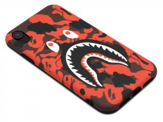 Plastový obal s příšerkou na iPhone XR - Červený