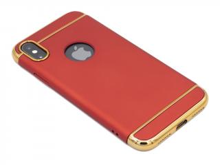 Plastový obal skládací na iPhone X,XS - Červený