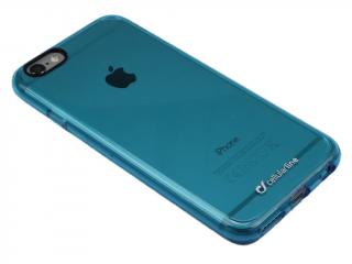 Průhledný zadní kryt CellularLine Color pro Apple iPhone 6/6S, modrý