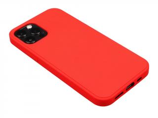 Silikonový kryt na iPhone 12 a iPhone 12 Pro - Červený