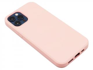 Silikonový kryt na iPhone 12 a iPhone 12 Pro - Růžový