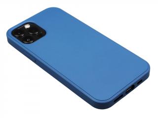 Silikonový kryt na iPhone 12 Mini - Modrý