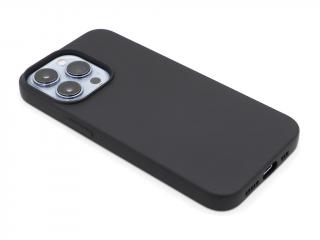 Silikonový kryt na iPhone 13 Pro Max - Černý