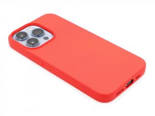 Silikonový kryt na iPhone 13 Pro Max - Červený