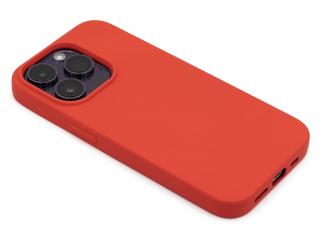 Silikonový kryt na iPhone 14 - Červený