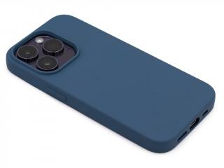 Silikonový kryt na iPhone 14 Plus - Modrý