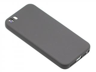 Silikonový kryt na iPhone 5,5s,SE - Černý