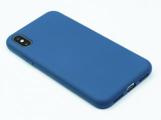 Silikonový kryt na iPhone X,XS - Modrý