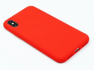 Silikonový kryt na iPhone XS Max - Červený