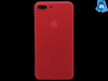 Tenký Plastový kryt pro iPhone 7 Plus / iPhone 8 Plus - Červený