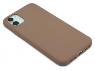 TPU Gumový kryt pro iPhone 11 - Hnědý