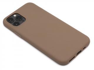 TPU Gumový kryt pro iPhone 11 Pro - Hnědý