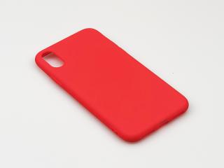 TPU Gumový kryt pro iPhone X,XS - Červený