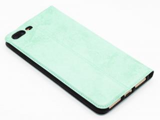 TPU kožený obal zavírací kniha na iPhone 7,8 - PLUS - Zelený