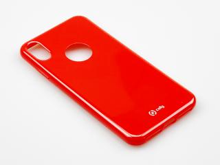 TPU pouzdro CELLY Gelskin pro Apple iPhone XS Max, červené