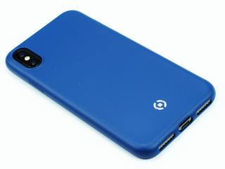 TPU pouzdro CELLY Softmatt pro iPhone X, iPhone XS - Modré