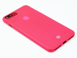 Ultra tenké TPU pouzdro CELLY Frost pro Apple iPhone 7 Plus/8 Plus, 0,29 mm, růžové