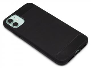 Vysoce odolný FASHION gumový obal na iPhone 11 - Černý