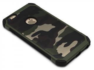 Vysoce odolný obal s výřezem na logo na iPhone 6,6s PLUS - Vojenský