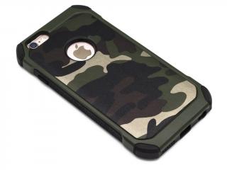 Vysoce odolný obal s výřezem na logo na iPhone 6,6s - Vojenský