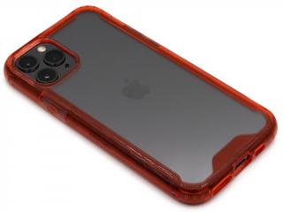 Vysoce odolný obal s vyztuženými hranami na iPhone 11 Pro - Červený