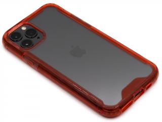 Vysoce odolný obal s vyztuženými hranami na iPhone 11 Pro Max - Červený