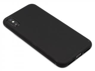 XO gumový obal s vyztužením kolem kamery na iPhone X,XS - Černý