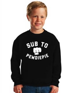 Dětská mikina Pewdiepie odběratelé Velikost: 10-12 let