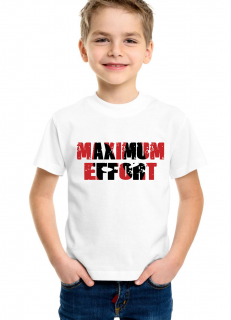 Dětské tričko Deadpool - maximální snaha Velikost: 4 roky / 110 cm