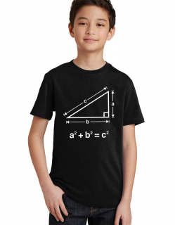 Dětské tričko Pythagorova věta Velikost: 12 let / 158 cm