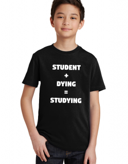 Dětské tričko Umírající student Velikost: 12 let / 158 cm