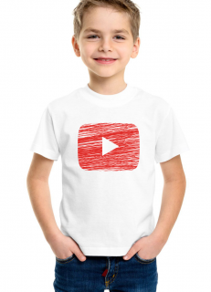 Dětské tričko Youtube Velikost: 10 let / 146 cm