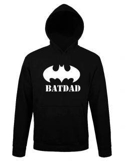 Mikina pro tatínka Batman Bat Táta Typ: S Kapucí, Velikost: M
